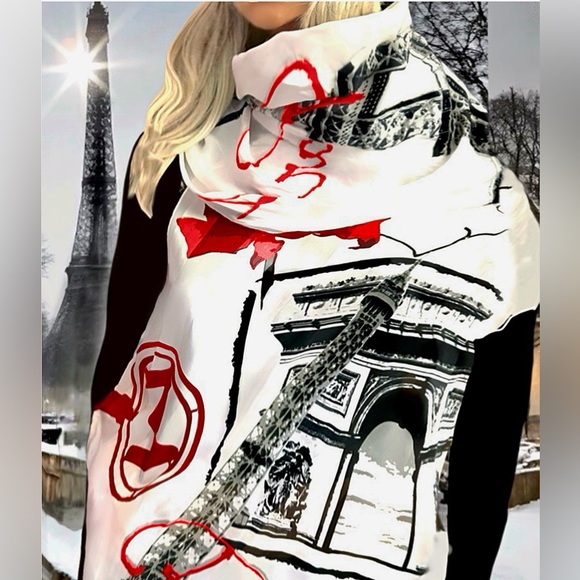 HERMES Vintage Parisian Silk Scarf - Picture 3 of 12